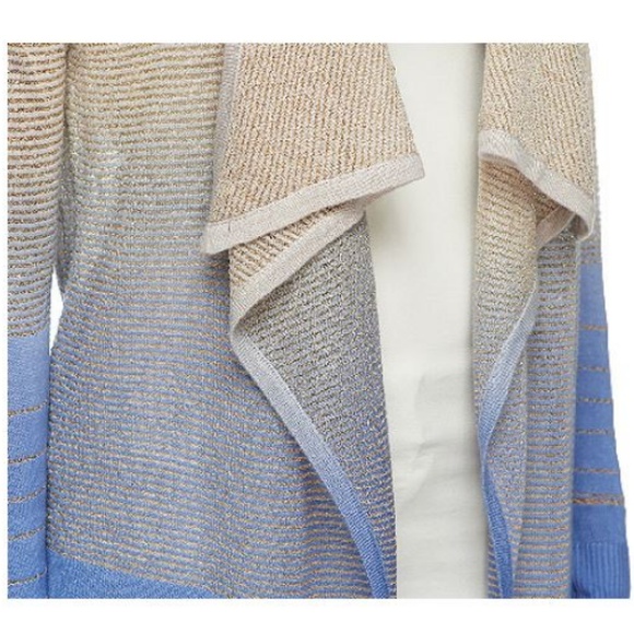 Attitudes by Renee~Dip Dye Cardigan Sweater~P067 - Picture 4 of 5